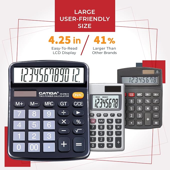 CATIGA Desktop Calculator 12 Digit - Image 6