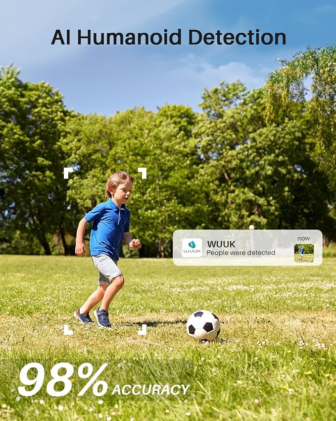 WUUK Add-on Security Camera Wireless Outdoor, Requires Base Station, Home - Image 6