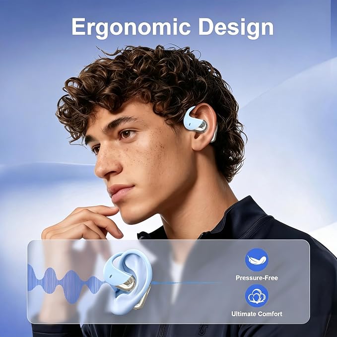 AI Open Ear Earbuds Translation Headphones, Real-Time 2-Way Language Translator - Image 9