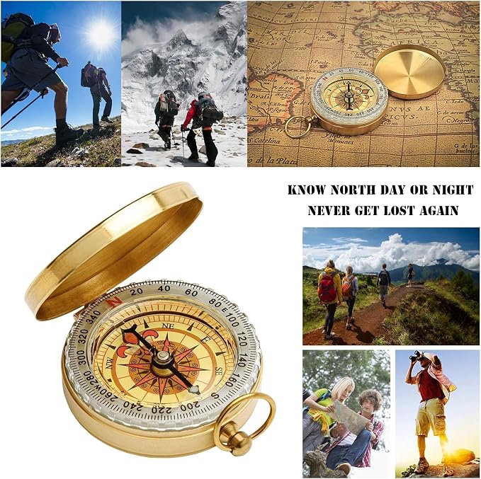 Camping Survival Compass Metal Compass Kids Compass - Image 7