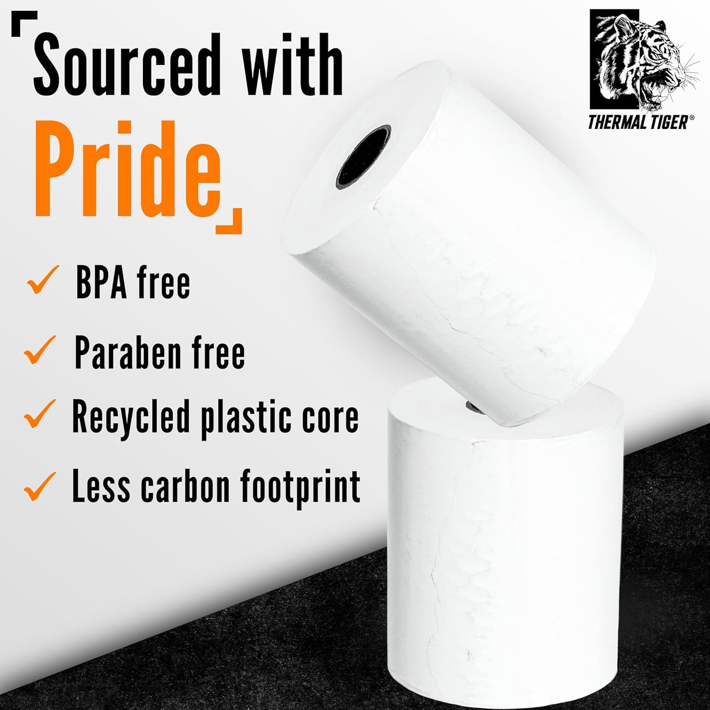 2 1/4 X 85 Thermal Paper Rolls (50 Rolls/Box) – BPA-Free Rolls for POS Systems, Cash Registers & Credit Card Machines