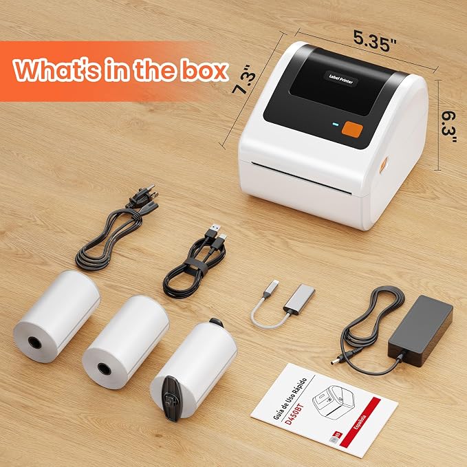 Bluetooth Shipping Label Printer - Image 9