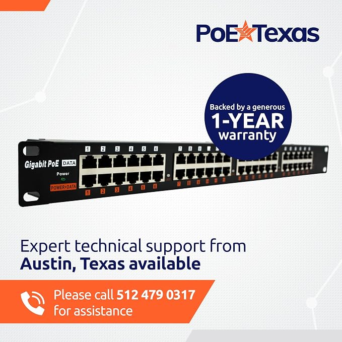 PoE Texas 24 Port PoE Injector - Image 7