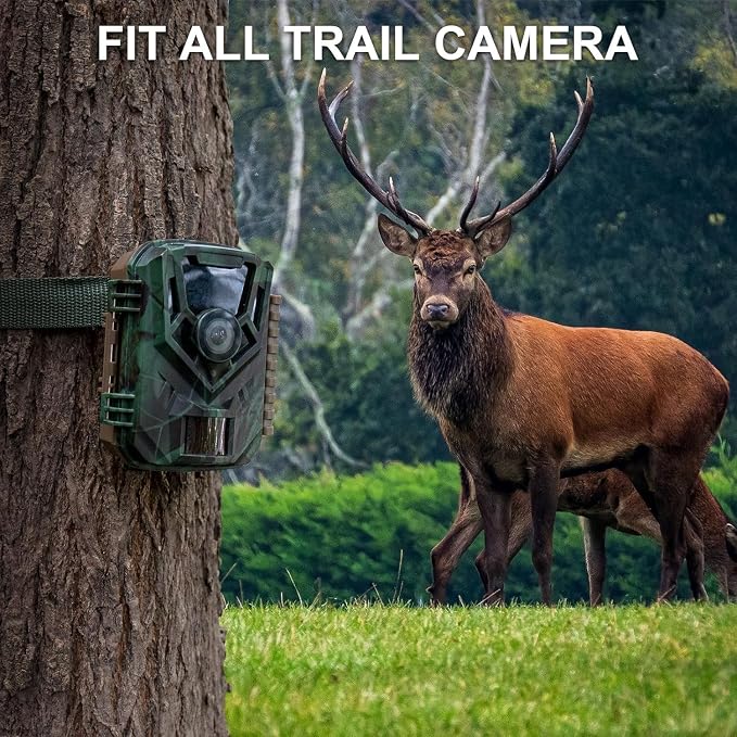 Trail Camera Strap Adjustable Long Outdoor Equipment Straps 6.5FT 6 Pack - Image 7
