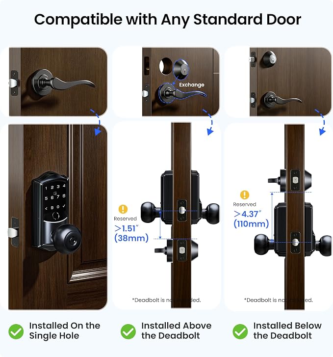 Veise VE028 Built-in Wi-Fi Smart Lock - Image 14