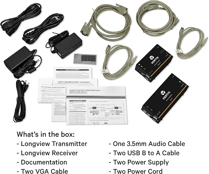 Vertiv Avocent LV 3020P High-Performance HD KVM Extender Kit - Image 6