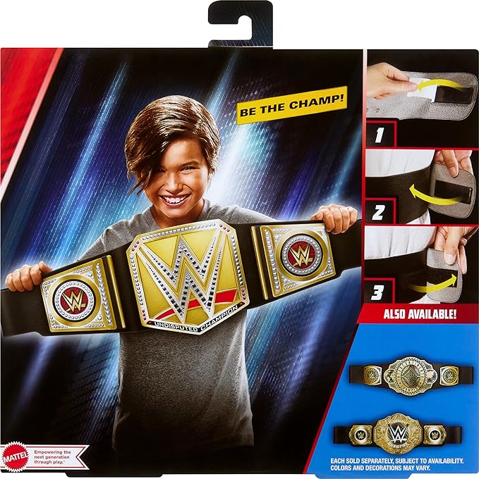 Mattel WWE Championship Title, Undisputed WWE Universal Championship Role-Play - Image 6