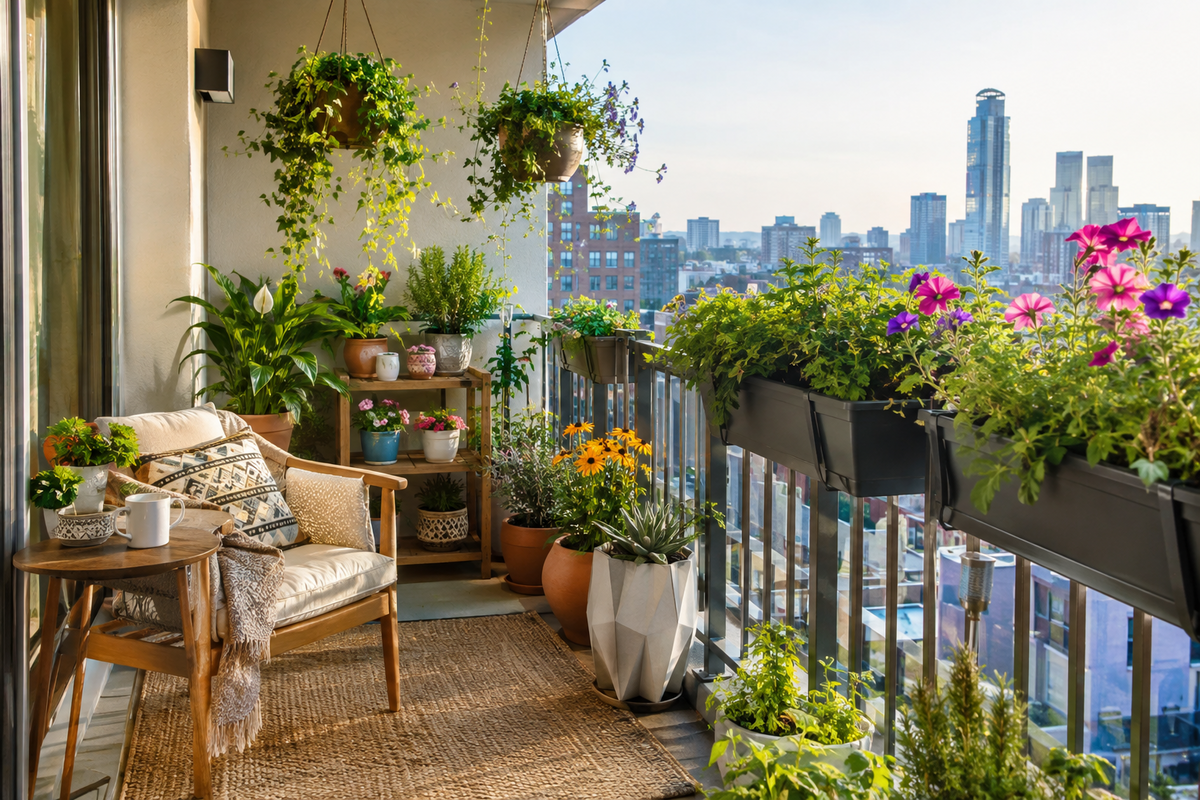 Best Balcony Planters, Pots & Accessories for Apartment Living