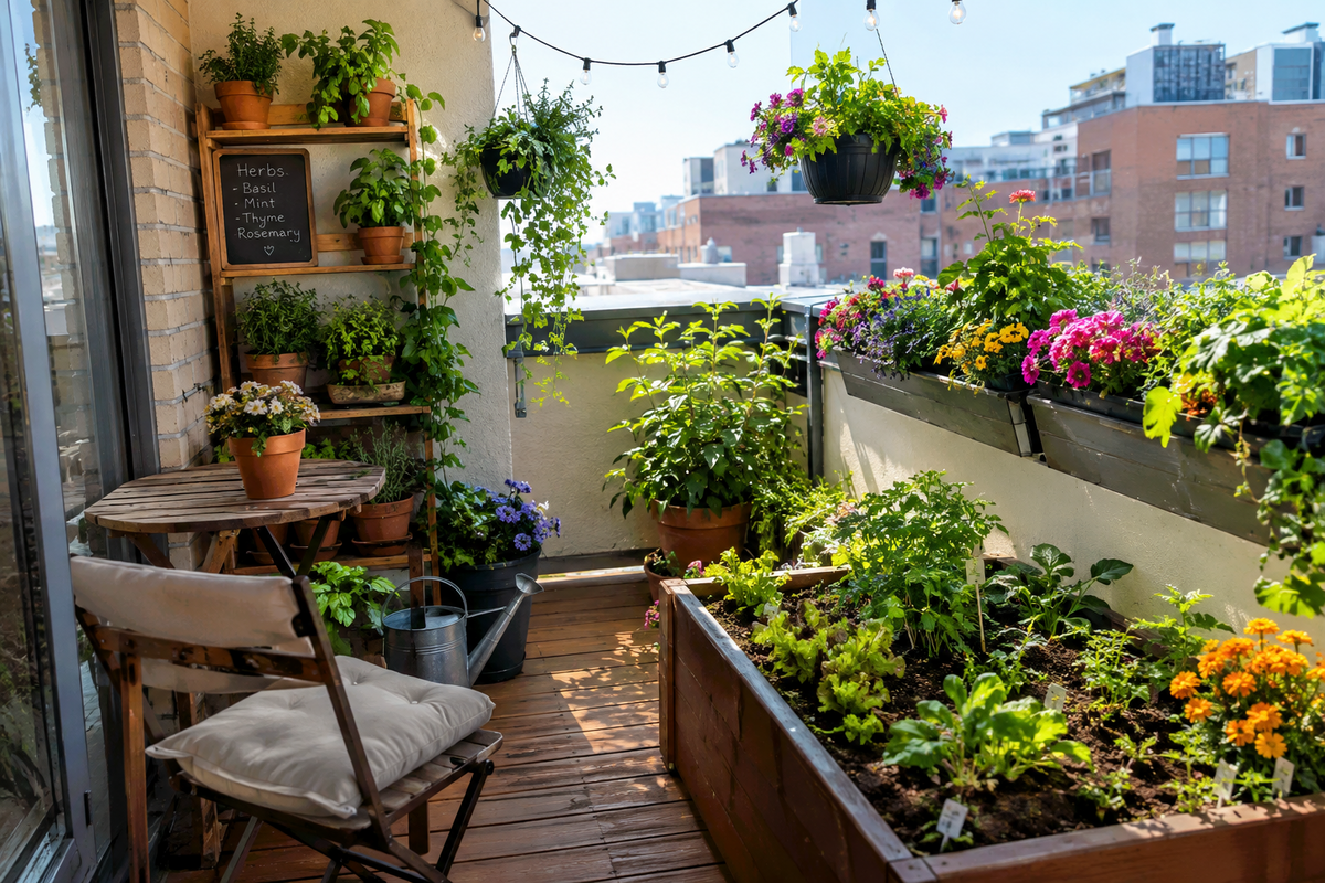 How to Set Up a Small Balcony Garden: A Complete Beginner’s Guide