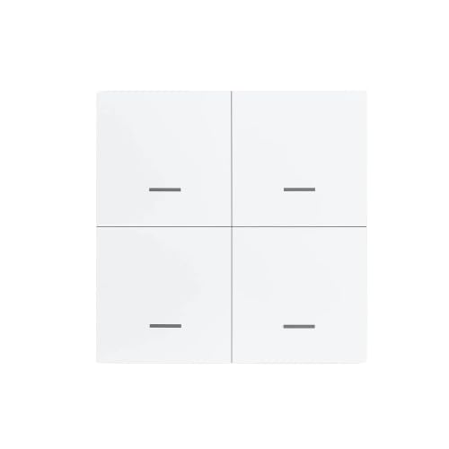 Wireless Tuya & Zigbee Compatible 4-Gang Scene Switch – Smarthome & Home by Unknown