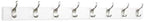 Amazon Basics Wall Mounted Modern Coat Rack - Image 2