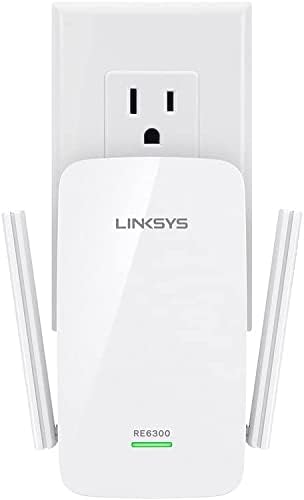Linksys WiFi Extender, WiFi 5 Range Booster, Dual-Band Booster, 000 Sq. ft by Amazon+Renewed