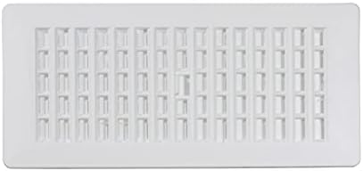 Decor Grates PL410-WH 4-Inch by 10-Inch Plastic Floor Register - Image 5