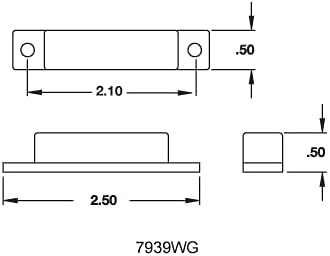 7939WG-WH - Ademco Surface Mount Contacts - Image 2