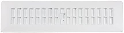 Decor Grates PL212-WH 2-Inch by 12-Inch Plastic Floor Register - Image 3