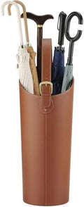 Brown Artificial Leather Tall Umbrella Holer Entryway Indoor by ELPMD