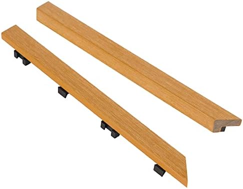 NewTechWood 1/12 ft. x 1 ft. Quick Deck Composite Deck Tile Inside Corner Trim - Image 2
