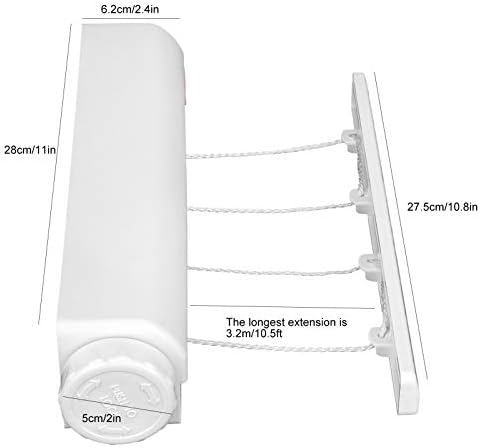 Retractable Clothesline Kit Telescopic Multiple Ropes Clothes Line, Clothes - Image 7