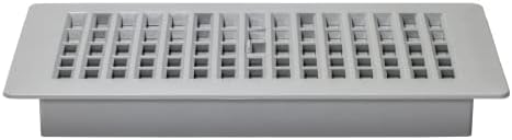 Decor Grates PL410-GY 4-Inch by 10-Inch Plastic Floor Register, Frost Grey - Image 3
