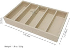 AgentMoon Velvet Eyeglasses Organizer Jewelry Tray, 11.8 oz - Image 2