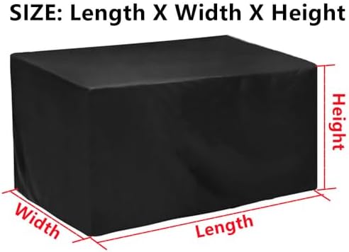 Patio Furniture Covers Waterproof 48 x 32 x 32 Inch Outdoor Patio Table Covers - Image 7