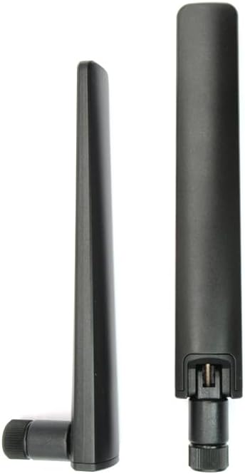 2X WiFi 6E Tri-Band Antenna 10dBi 2.4GHz/5GHz/5.8GHz High Gain MIMO RP-SMA Male by TREADALT-TEC