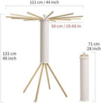 4 Legs Clothes Drying Rack, Foldable Laundry Rack - Image 3