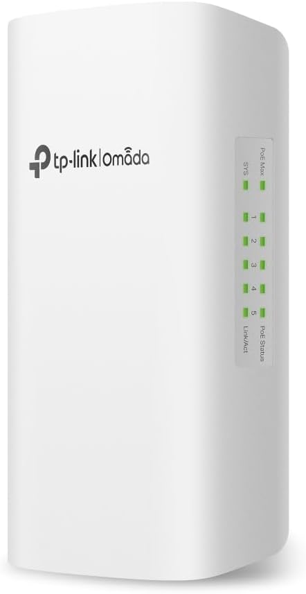 TP-Link Omada SG2005P-PD | 5 Port Outdoor PoE Passthrough Gigabit Ethernet by TP-Link