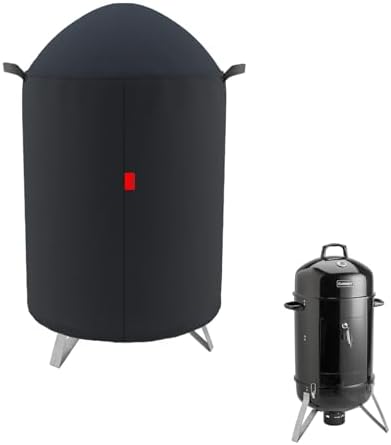 Outdoor Grill Cover Fits Cuisinart 18" Vertical Charcoal Smoker COS-118 by CoverGeny