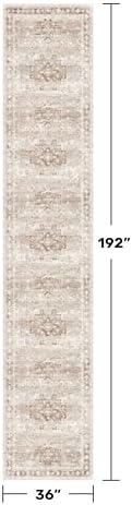 Hazo Haus Beige Boho 3x16 Extra Long Runner Rug - Image 2