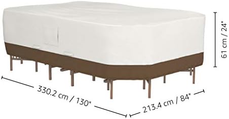 Amazon Basics Patio Furniture Cover, Waterproof, Wind Resistant - Image 2