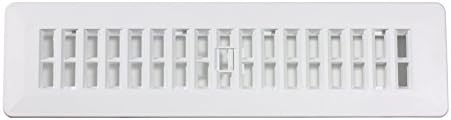 Decor Grates PL212-WH 2-Inch by 12-Inch Plastic Floor Register - Image 4
