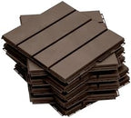 Interlocking Deck Tiles Outdoor Waterproof, Composite Patio Flooring by SHPAIDIRECT