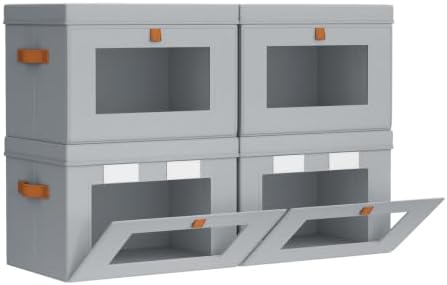 Homsorout Small Closet Storage Bins by Homsorout
