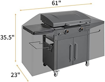 iCOVER Griddle Cover for Blackstone 28" ProSeries Griddles 600D Heavy Duty - Image 7