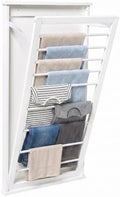 Honey-Can-Do Wall-Mount Wooden Clothes Drying Rack, 30 lb by Honey-Can-Do