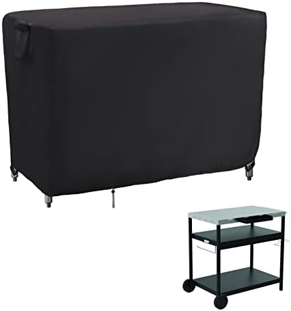 Kingling Grill Cart Cover for Metal Prep Cart 46''L x 25''W x 40''H by Kingling
