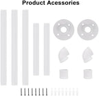 Industrial Iron Pipe Clothes Hanging Bar DIY Wall-Mounted Garment Rack Heavy - Image 6