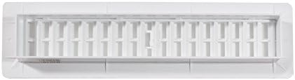 Decor Grates PL212-WH 2-Inch by 12-Inch Plastic Floor Register - Image 2