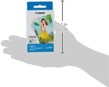 Canon Photo Paper, 20 Sheets | ZINK Technology | Sticker Paper | Pack of 2 - Image 5