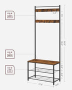 VASAGLE Coat Rack, Hall Tree - Image 4