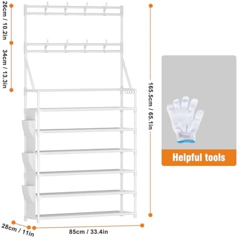 OYREL Shoe Rack 6 Tier Shoes Organizer 24-30 Pairs - Image 3