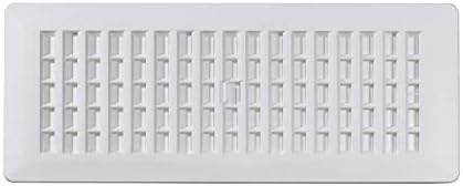 Decor Grates PL412-WH Lattice Floor Register, 4x12 Inches - Image 3