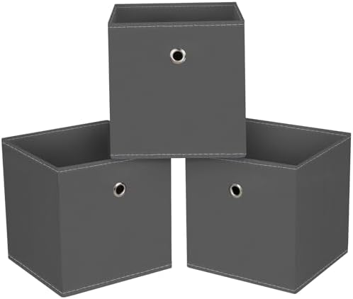 13x13x13 storage cube bins, collapsible fabric storage cubes Decorative storage by NieEnjoy