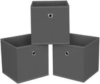 13x13x13 storage cube bins, collapsible fabric storage cubes Decorative storage by NieEnjoy