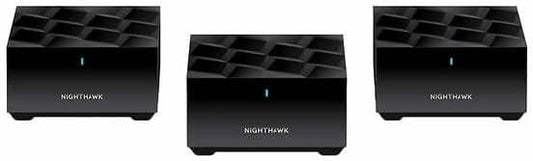 Netgear MK73-100NAR Nighthawk Dual-Band AX3000 3-Pack 3Gbps WiFi 6 Mesh System by Amazon+Renewed
