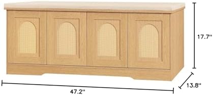 DINZI LVJ Shoe Storage Bench - Image 3
