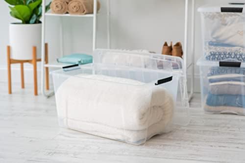 IRIS USA 4-Pack 72 Quart Storage Bins - Image 2