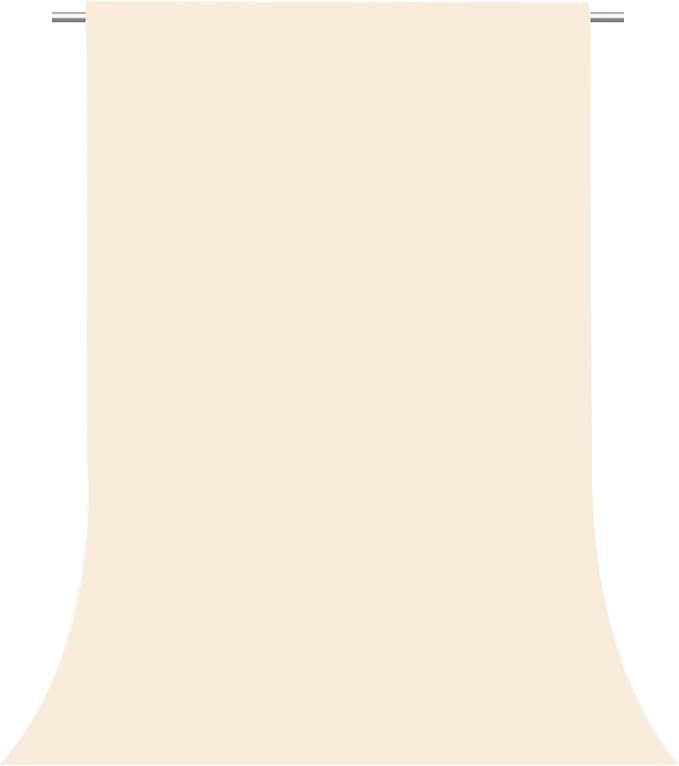 Cream Photo Backdrop for Photoshoot, Cream Photography Backdrop for Portraits by TERSUM