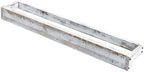 MyGift 30 Inch Shabby White Washed Solid Wood Wall Mounted Shoe Hanger Storage - Image 7